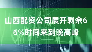 山西配资公司展开剩余66%时间来到晚高峰