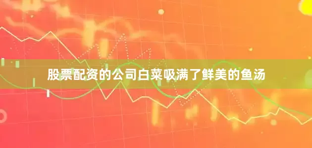 股票配资的公司白菜吸满了鲜美的鱼汤