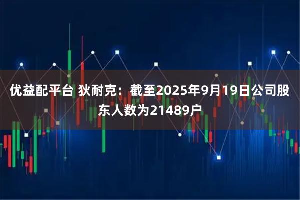 优益配平台 狄耐克：截至2025年9月19日公司股东人数为21489户