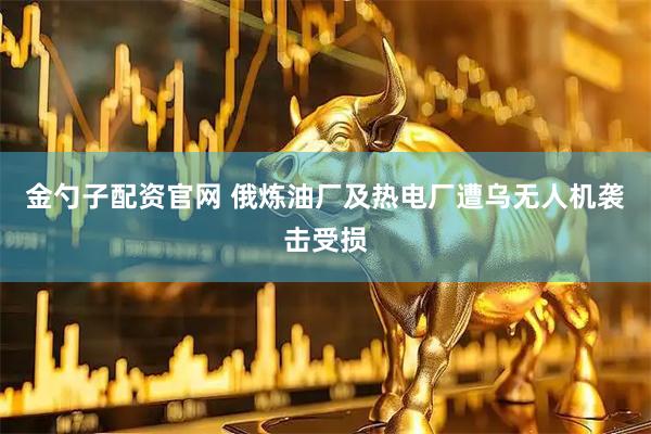 金勺子配资官网 俄炼油厂及热电厂遭乌无人机袭击受损